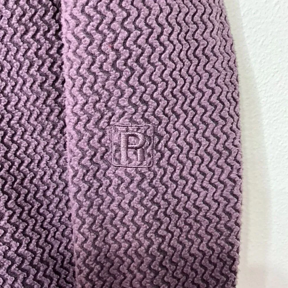 Patagonia Women's R1 Air Fleece Zip-Neck Pullover Evening Mauve Purple Small